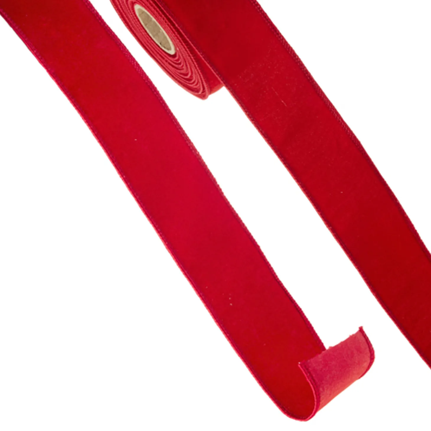 Raz 2" Red Velvet Wired Christmas Ribbon R4371753