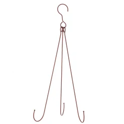 Raz 30.25" Red Wire Wreath Hanger Christmas Decoration 4128917