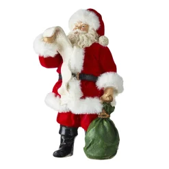 Raz 13.5" Santa Checking His List Christmas Figure 4116393