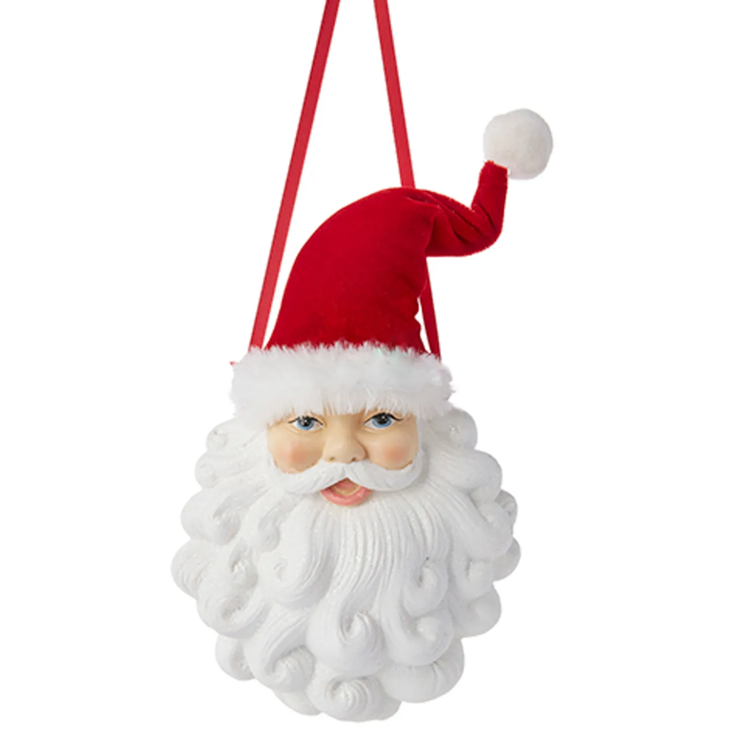 Raz 7.5" Santa Face Christmas Ornament 4210282