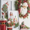 Raz 22" Santa Shadow Box Framed Print Christmas Sign Wall Decoration 4144599