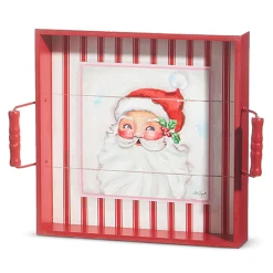 Raz 16" Santa Tray Christmas Decoration 4312366