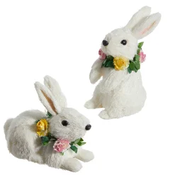 Raz 4.5" Set Of 2 Easter Bunny Figures 4303420