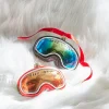 Raz 4" Set Of 2 Ski Goggles Glass Christmas Ornaments 4352853