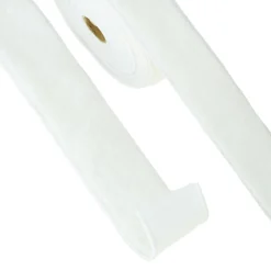 Raz 2.5" Sherpa White Wired Christmas Ribbon R4327710