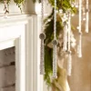 Raz 3' Silver Beaded Tassel Christmas Tree Garland G4327302