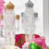 Raz 12.5" Silver Lighted Nutcracker With Swirling Glitter Water Globe 4315511