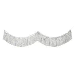 Raz 5' Silver Tinsel Christmas Tree Garland G4327318