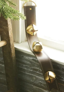 Raz 23.5" Sleigh Bell Door Hanger Christmas Decoration 4127300