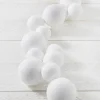 Raz 5.5' Snowball Ball Christmas Garland G4116126