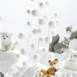 Raz 31" Snowball Christmas Tree Spray F4202322