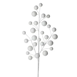 Raz 31" Snowball Christmas Tree Spray F4202322