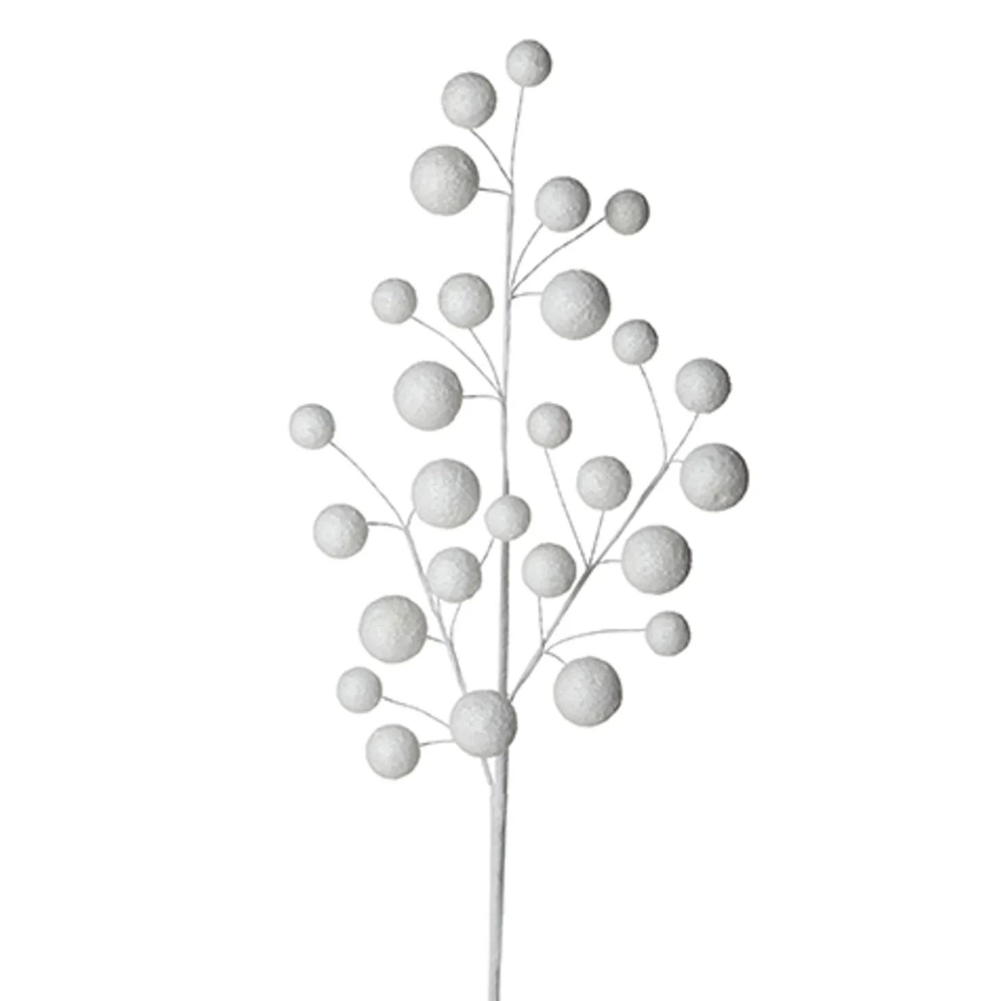 Raz 31" Snowball Christmas Tree Spray F4202322