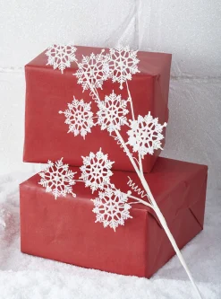 Raz 35" Snowflake Christmas Tree Spray F4102383