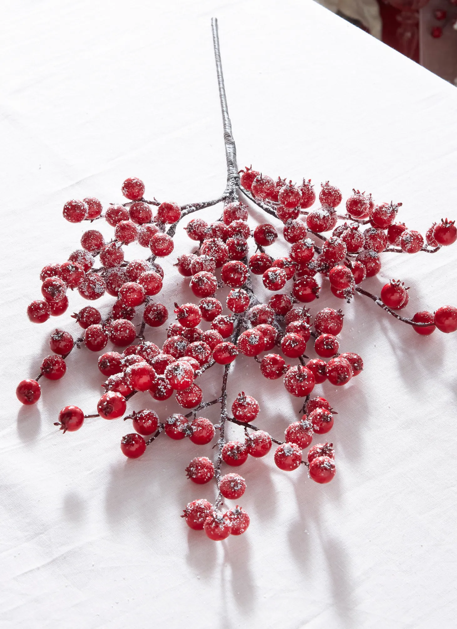 Raz 27.5" Snowy Red Berry Christmas Tree Spray F4306669