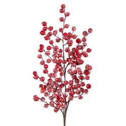 Raz 27.5" Snowy Red Berry Christmas Tree Spray F4306669