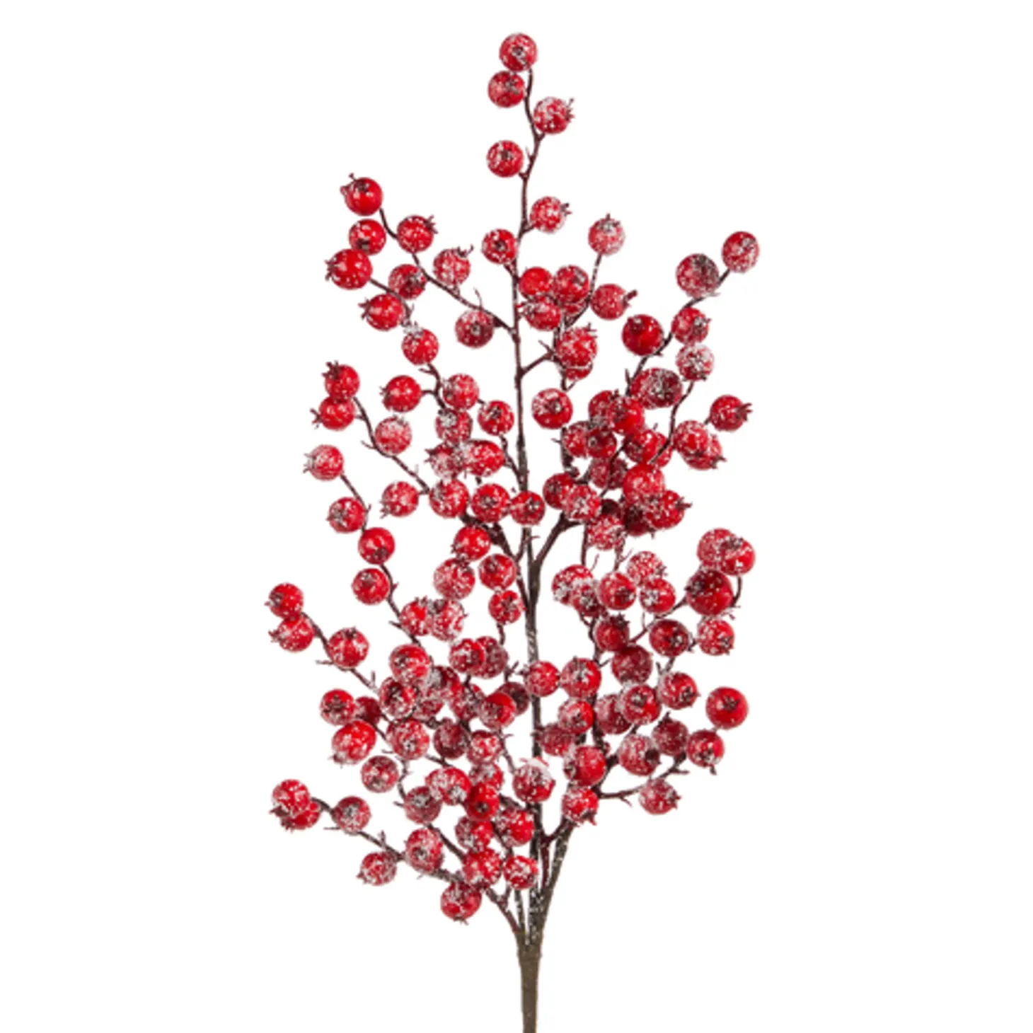Raz 27.5" Snowy Red Berry Christmas Tree Spray F4306669
