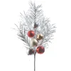 Raz 28" Tinsel And Ball Ornament Christmas Tree Spray F4302401