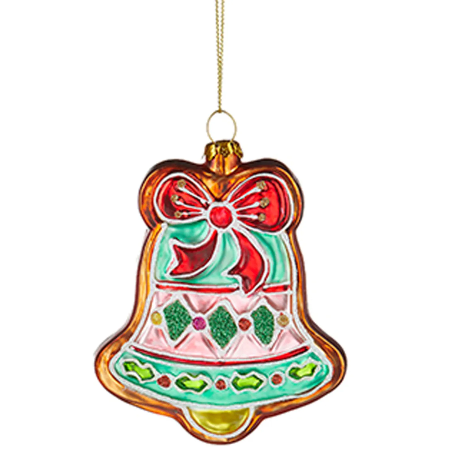 Raz 5" Vintage Cookie Glass Christmas Ornament 4220046