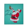 Raz 9.5" Vintage Inspired Mix & Mingle High Shine Wall Block Christmas Sign 4159070