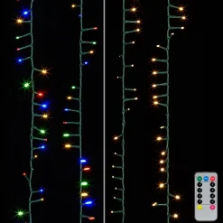 Raz 36.5' Warm White And Multicolor Snake Garland Compact Lights G3837078
