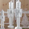 Raz 22.5" White Christmas Nutcracker Figure 4457691