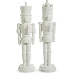 Raz 22.5" White Christmas Nutcracker Figure 4457691