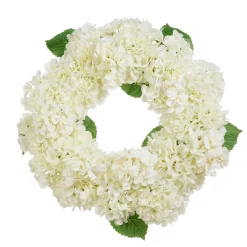 Raz 26" White Hydrangea Spring Wreath W4441808