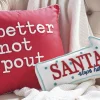 Raz Better Not Pout Or Santa Stops Here Christmas Pillow