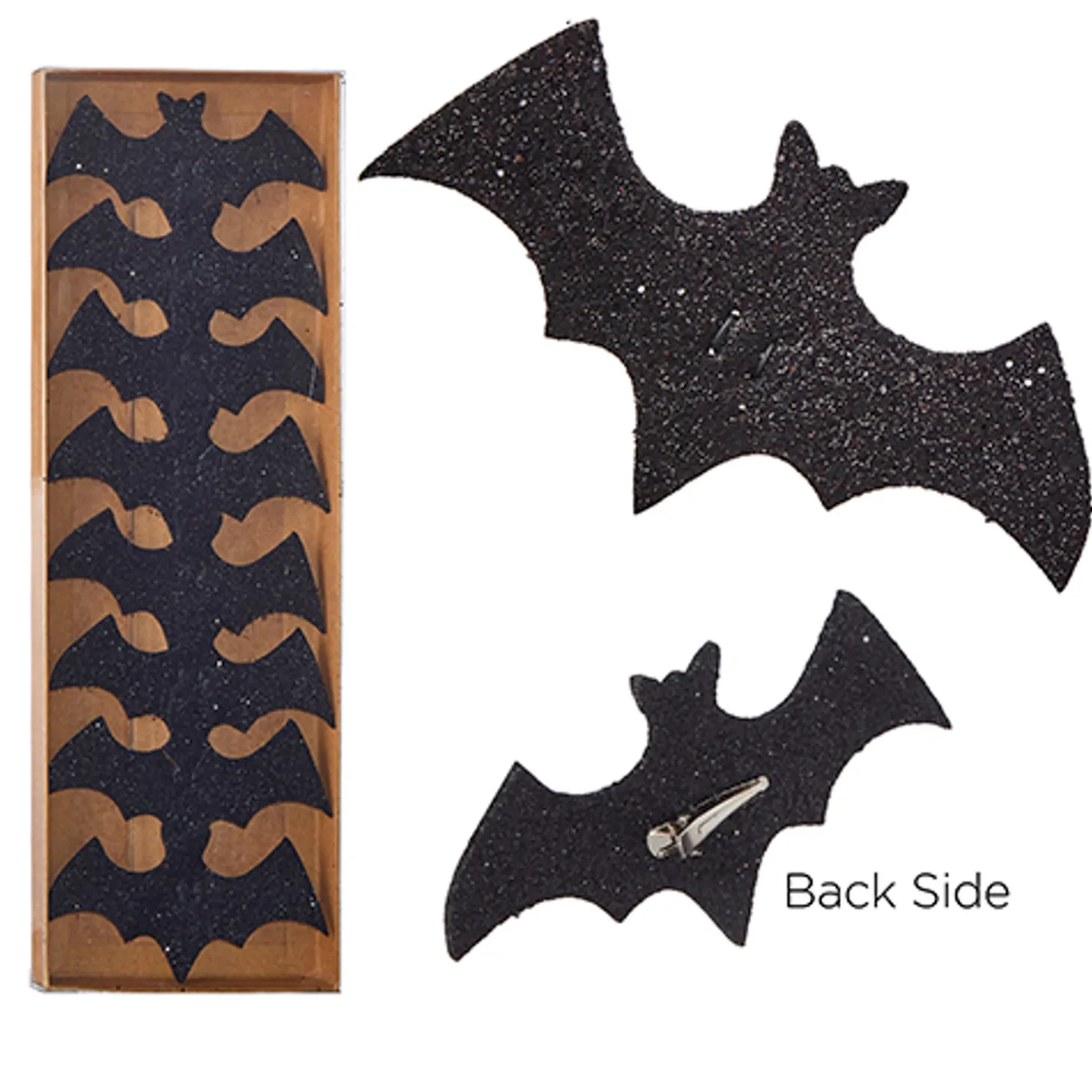 Raz Box Of 8 Clip On Bats Halloween Decoration 4206786