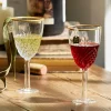 Raz Eric Cortina 5.5" Elegant Red Or White Wine Glass Christmas Ornament 4353122
