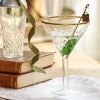 Raz Eric Cortina 4.75" Elegant Martini Glass Christmas Ornament 4353120
