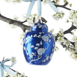 Raz Eric Cortina 3" Ginger Jar Glass Christmas Ornament 3953035