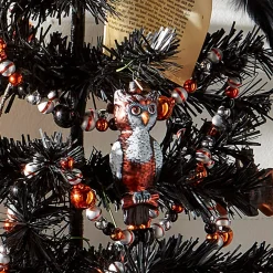 Raz Eric Cortina 4.75" Give A Hoot Glass Halloween Ornament 4453116