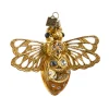 Raz Eric Cortina 4.25" Jeweled Queen Bee Glass Christmas Ornament 4453148