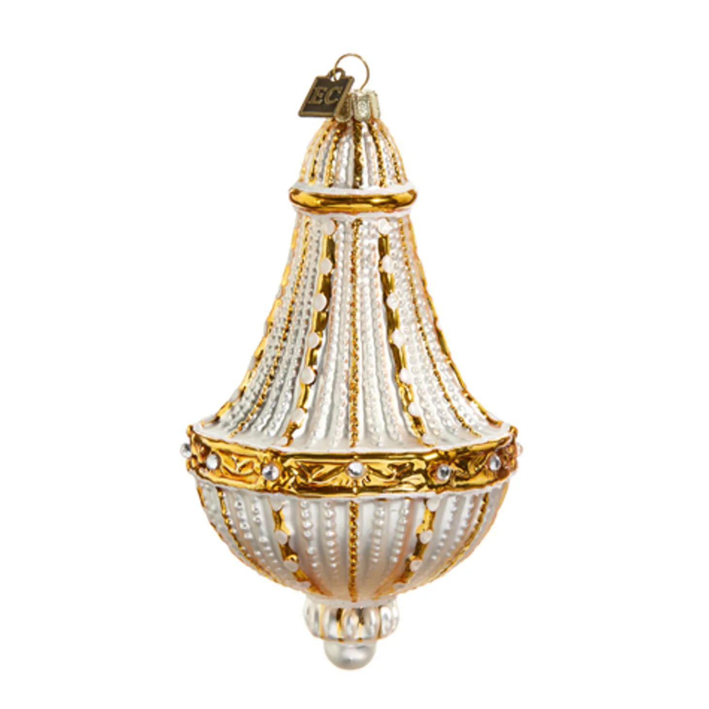 Raz Eric Cortina 5.75" Or 8" Estate Chandelier Glass Christmas Ornament