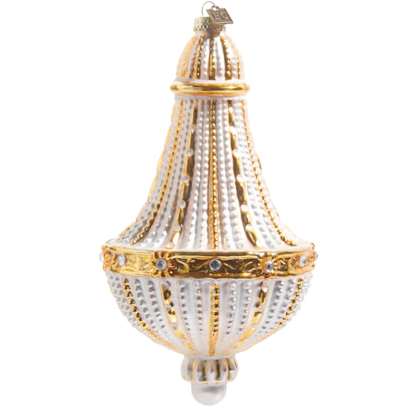 Raz Eric Cortina 5.75" Or 8" Estate Chandelier Glass Christmas Ornament
