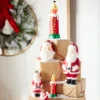 Raz Eric Cortina 5.5" Or 8" Noel Blow Mold Candle Glass Christmas Ornament