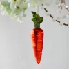 Raz Imports Eric Cortina 5.25" Carrot Glass Easter Ornament 4453107