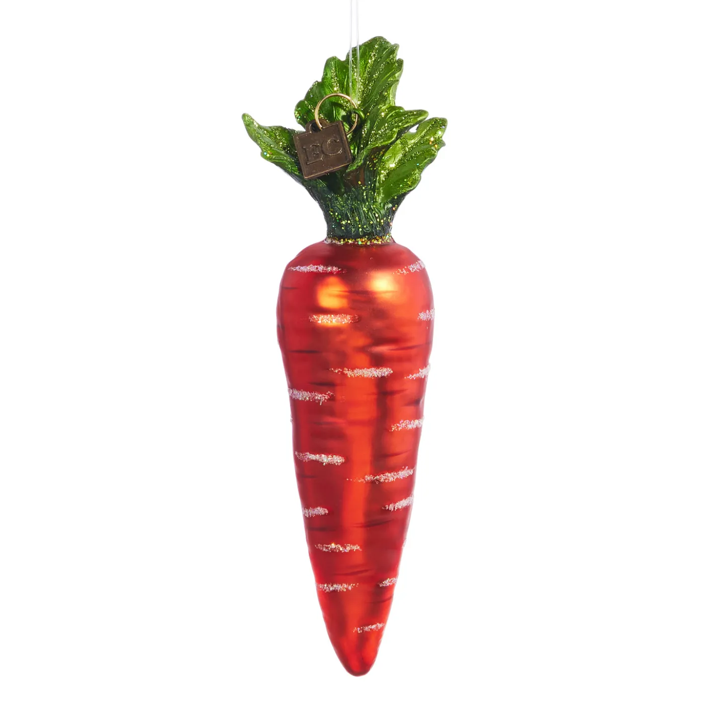 Raz Imports Eric Cortina 5.25" Carrot Glass Easter Ornament 4453107