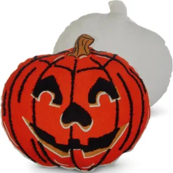 Raz Jack O Lantern Pumpkin Or Scaredy Cat Cut Out Halloween Pillow