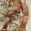 Raz Large Gold Mirrored Star Christmas Ornament