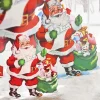 Raz 24"or 3' Santa With List Cut Out Christmas Decoration