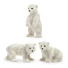 Raz Polar Bear Christmas Ornament Set Of 3 4450159