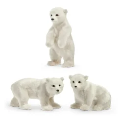 Raz Polar Bear Christmas Ornament Set Of 3 4450159