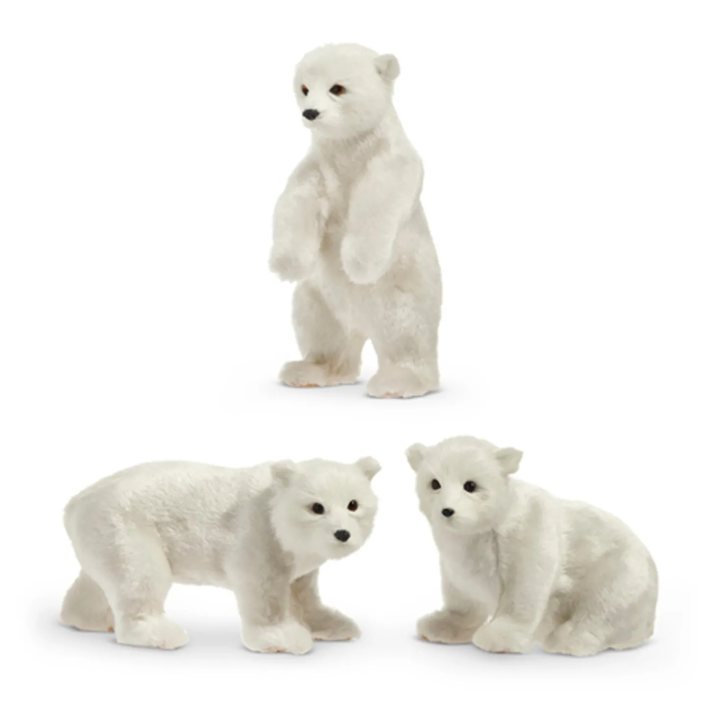 Raz Polar Bear Christmas Ornament Set Of 3 4450159
