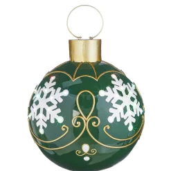 Raz Red Or Green LED Lighted Ornament Christmas Decorations