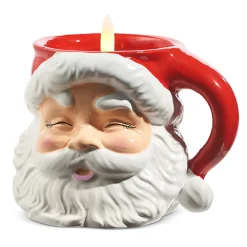 Raz Santa Or Snowman Battery Operated Candle Christmas Decoration