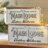 Raz Set Of 2 Main Lodge Crate Christmas Decoration 4111294