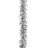 Regency 6' LED Lighted Silverado Silver Tinsel Christmas Garland MTX70068L